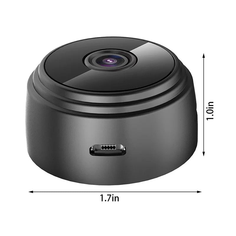 Mini Câmera portátil sem fio WiFi, 1080P, A9